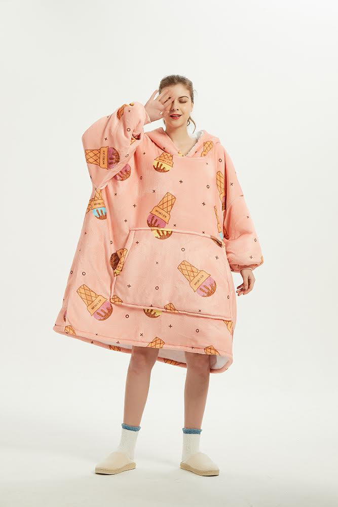 CozyNest Oversized Hoodie Blanket