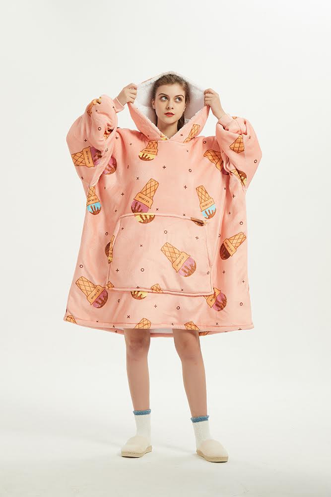 CozyNest Oversized Hoodie Blanket